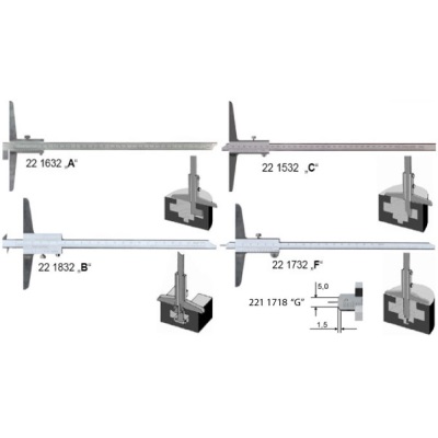 Штангенглубиномеры Vogel нониусные DIN 862